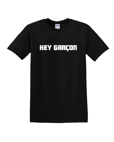 T-shirt "Hey Garçon" Black