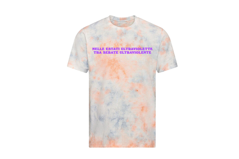 T-Shirt "Bollicine" Tie Dye